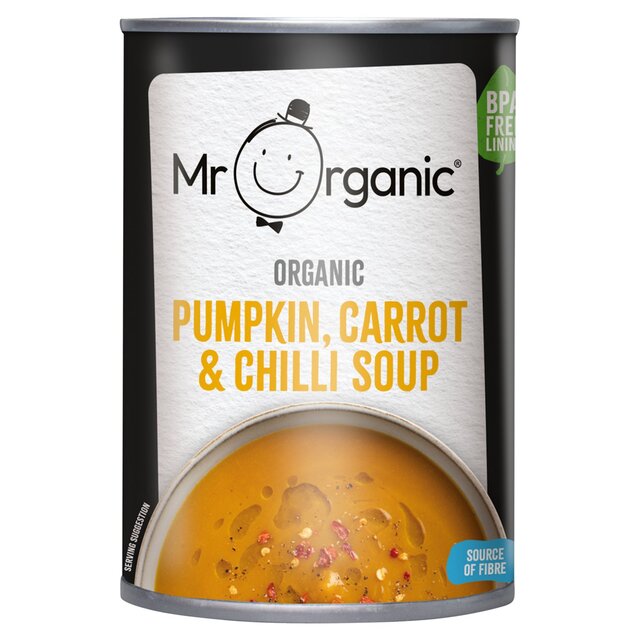 Mr Organic Pumpkin Carrot & Chilli Soup   400g - McGrocer