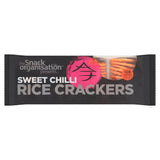 The Snack Organisation Sweet Chilli Rice Crackers 100g Lunchbox snacking Sainsburys   