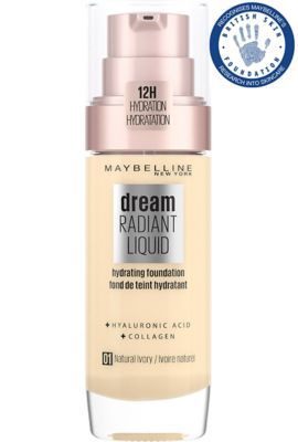 Maybelline Dream Radiant Liquid Hydrating Foundation with Hyaluronic Acid and Collagen GOODS Boots   