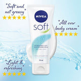 NIVEA Soft Moisturiser Cream for Face, Hands & Body, 75ml GOODS Superdrug   