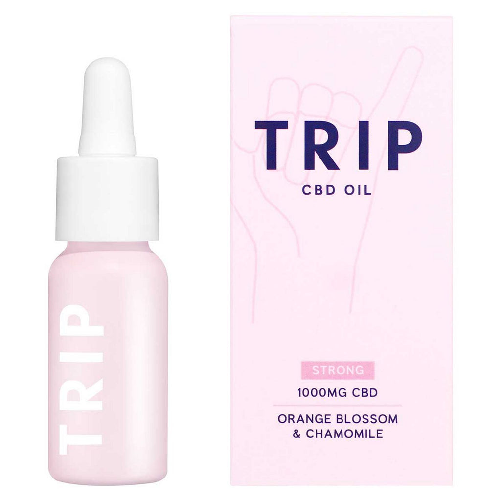 TRIP CBD Oil 1000mg Orange Blossom & Chamomile 15ml