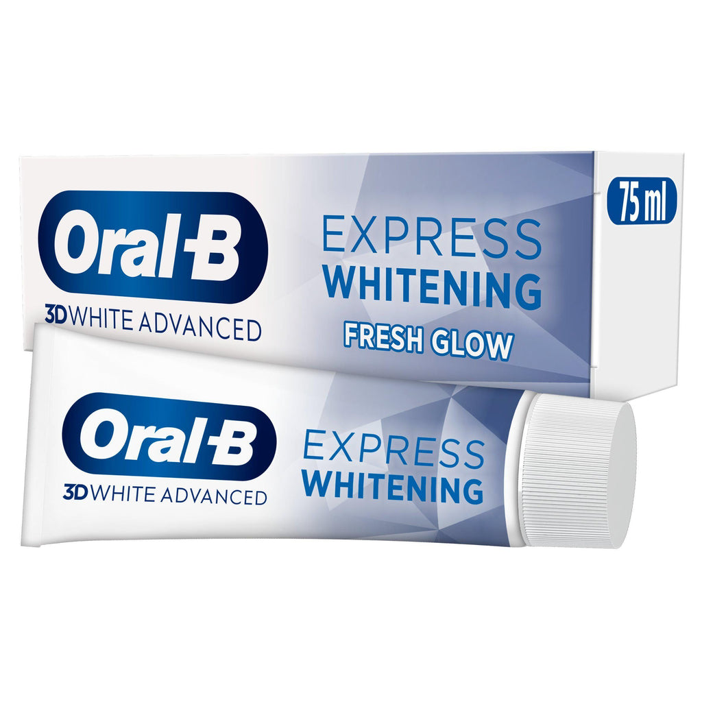 Oral-B 3D White Advanced Express Whitening Fresh Glow Toothpaste 75ml