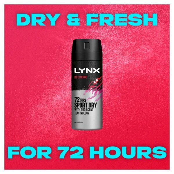 Lynx Sport Dry recharge Anti-perspirant Deodorant Spray