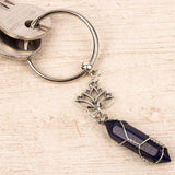 Myga Keyring - Lotus & Blue Sandstone GOODS Superdrug   