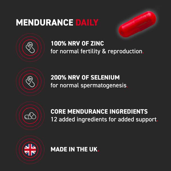 Mendurance Daily Support For Men 120 Capsules.