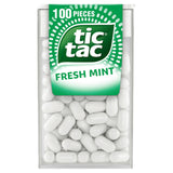 Tic Tac Fresh Mint 100 48g sweets Sainsburys   