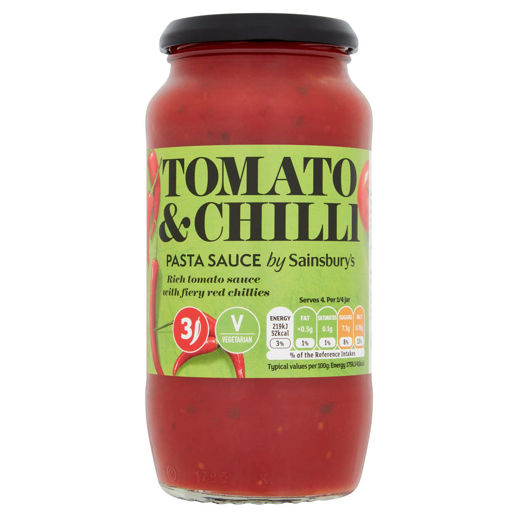 Sainsbury's Pasta Sauce, Tomato & Chilli 500g