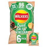 Walkers Baked Salt & Vinegar Multipack Snacks Crisps 6 x 22g GOODS ASDA   