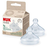 NUK for Nature Replacement Bottle Teats Small 0-6 Months GOODS Superdrug   