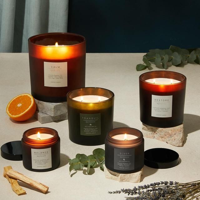 M&S Apothecary Restore Large 3 Wick Scented Candle