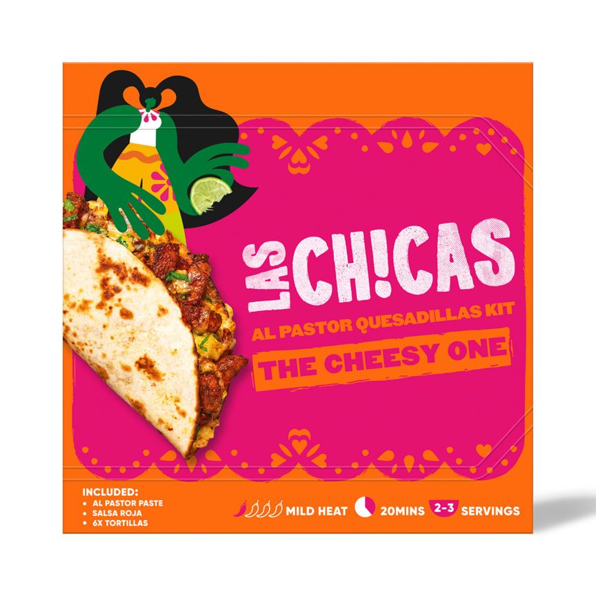 Las Chicas Al Pastor Quesadillas Cheesy Mexican Meal Kit 336g