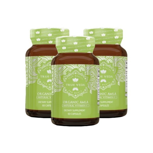 True Veda | Organic Amla | Vitamin C | Vegan | 180 Caps