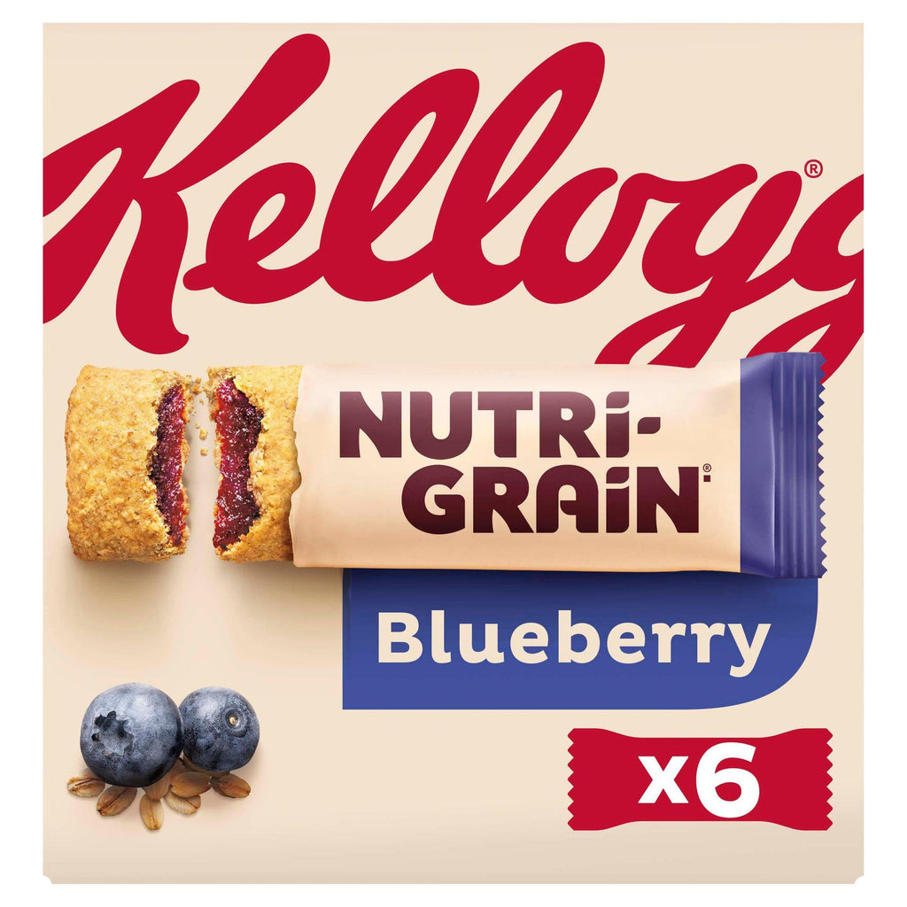 Kellogg's Nutri Grain Blueberry Snack Bars 6x37g