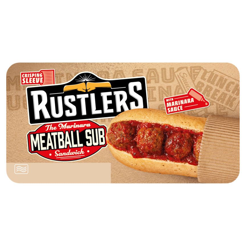 Rustlers The Marinara Meatball Sub Sandwich with Marinara Sauce