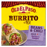 Old El Paso Mexican Hearty Beef & Bean Chilli Mild Burrito Kit 620g Mexican Sainsburys   