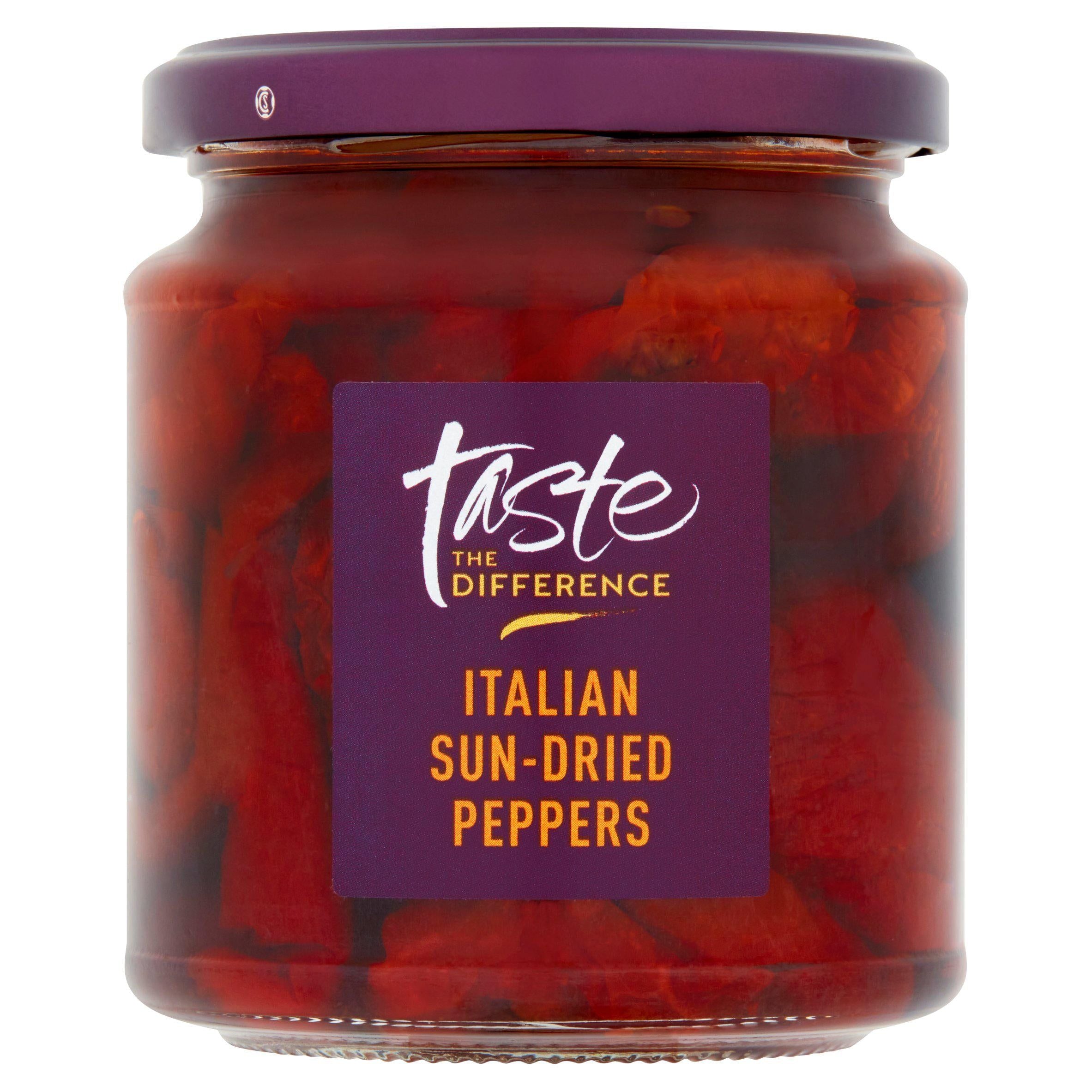 Sainsbury's Italian Sun-Dried Peppers, Taste the Difference 280g GOODS Sainsburys   