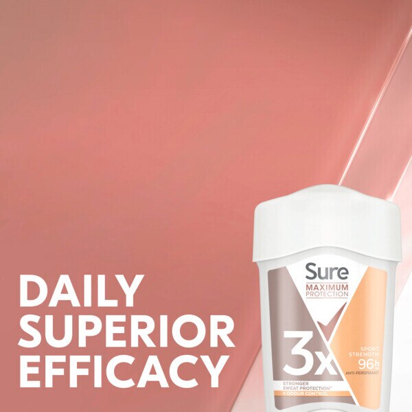 Sure Antiperspirant Deo Stick Max Pro Sport Strength 150ml. GOODS Superdrug   