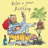 Quentin Blake Relax on Your Birthday Card Miscellaneous M&S   