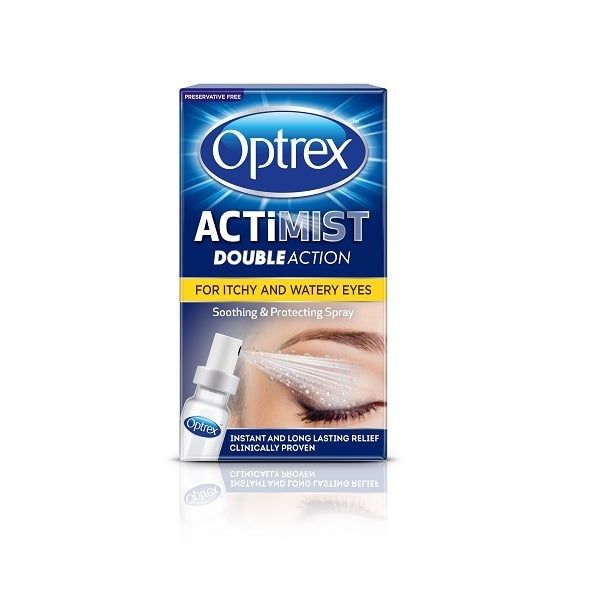 Optrex ActiMist Double Action Spray Itchy Watery Eyes 10ml