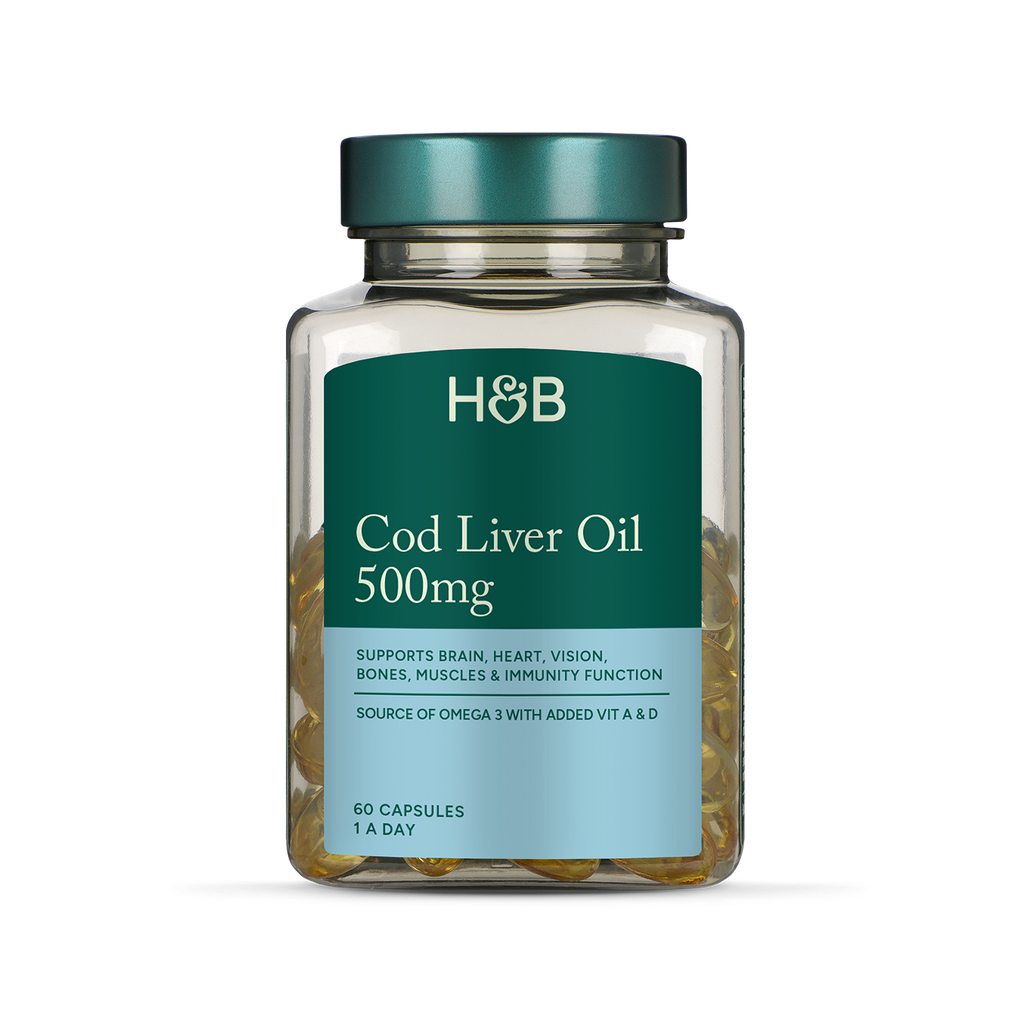 Holland & Barrett Pure Cod Liver Oil 1000mg 240 Capsules