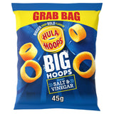 Hula Hoops Salt &amp; Vinegar Flavour Big Hoops Sharp 45g