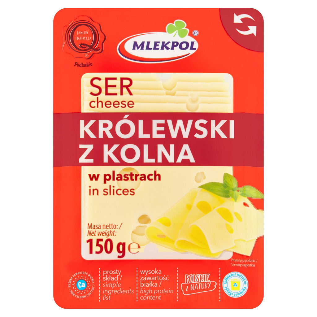 Mlekpol Krolewski Z Kolna Cheese Slices 150g