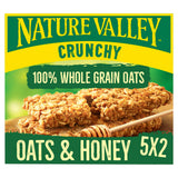 Nature Valley Crunchy Oats & Honey Cereal Bars 5x42g cereal bars Sainsburys   