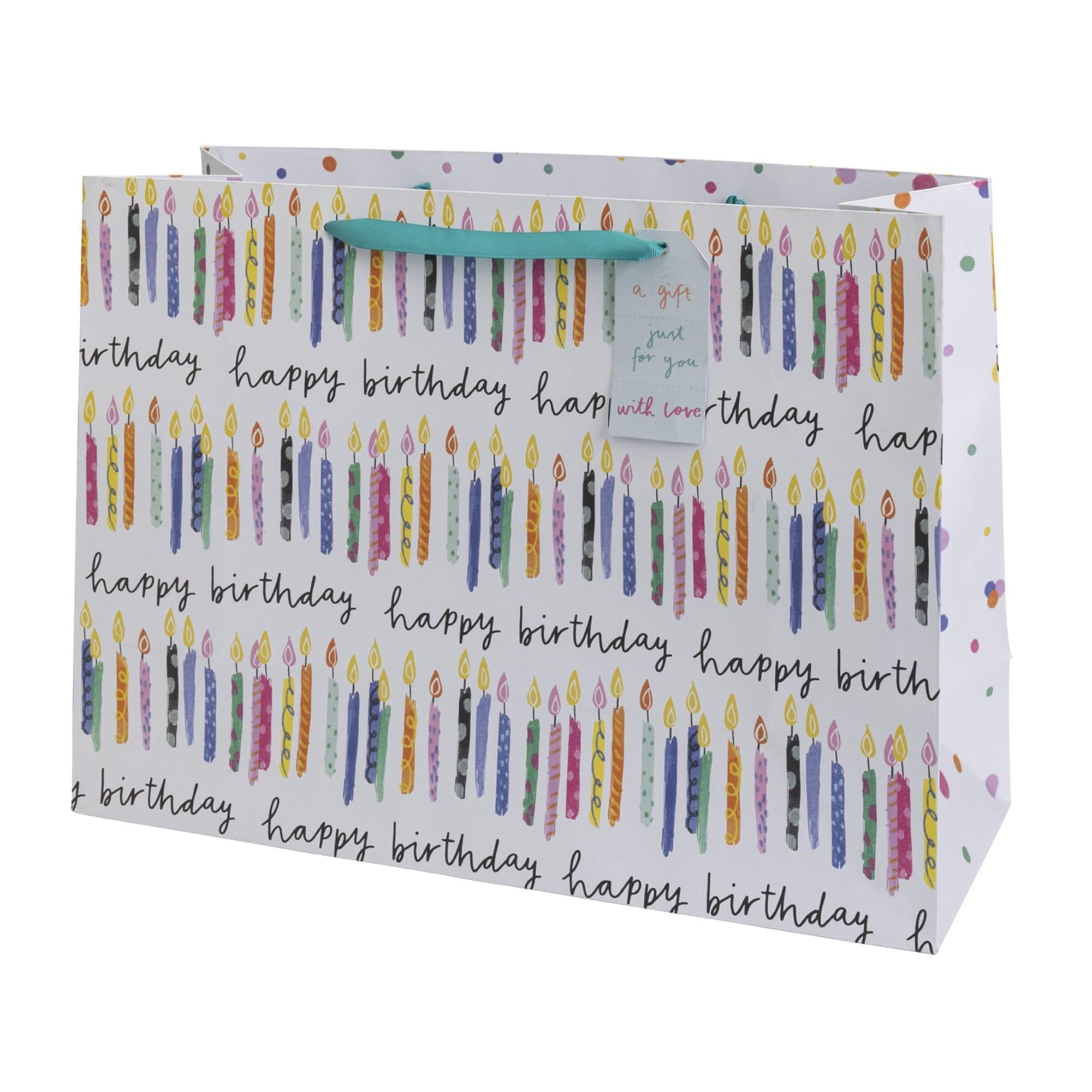 Sainsbury's Home Brights Happy Birthday Present Gift Bag Birthday Celebration Extra Large GOODS Sainsburys   