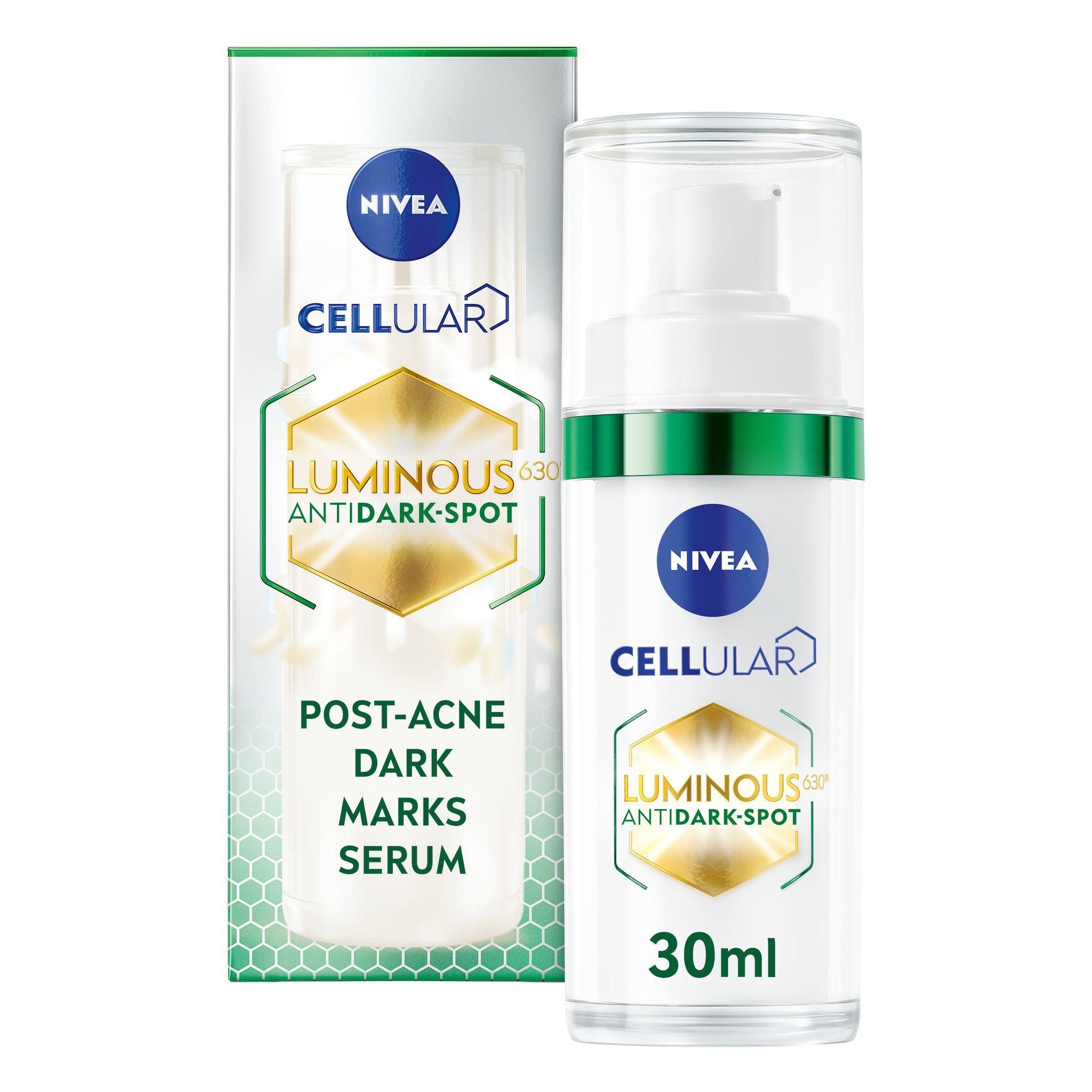 Nivea Cellular Luminous 630 Anti Age & Post Acne Marks Serum 30ml GOODS Sainsburys   