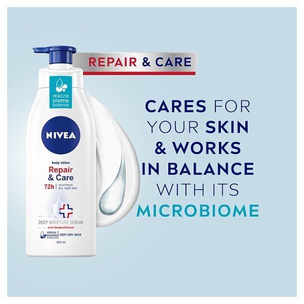 NIVEA Repair & Care 72h Body Lotion for Very Dry Skin 400ml GOODS Superdrug   