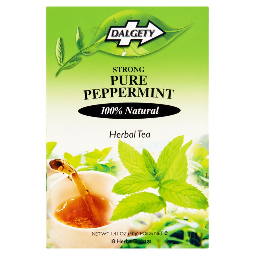 Dalgety Strong Pure Peppermint 18 Herbal Tea Teabags 40g