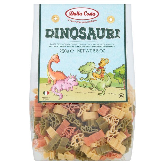 Dalla Costa Tri-Colour Dinasouri Pasta   250g