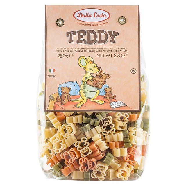 Dalla Costa Tri-Colour Teddy Pasta   250g