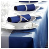 Dark Blue Dunicel Table Cover 118x180cm