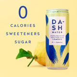 DASH Lemon Infused Sparkling Water   12 x 330ml