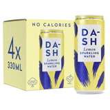 DASH Lemon Infused Sparkling Water   4 x 330ml