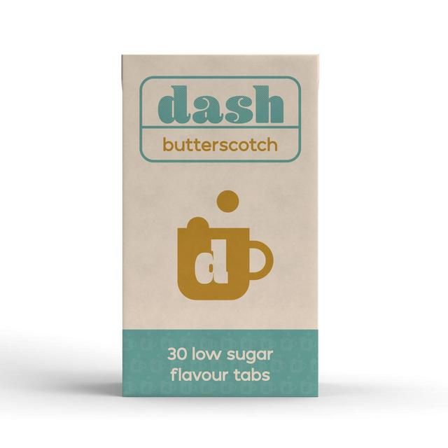 Dash Low Sugar Butterscotch Flavouring Tablets   30 per pack