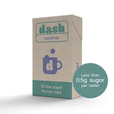 Dash Low Sugar Caramel Flavouring Tablets   30 per pack