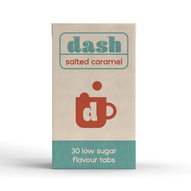 Dash Low Sugar Salted Caramel Flavouring Tablets   30 per pack