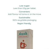 Dash Low Sugar Salted Caramel Flavouring Tablets   30 per pack