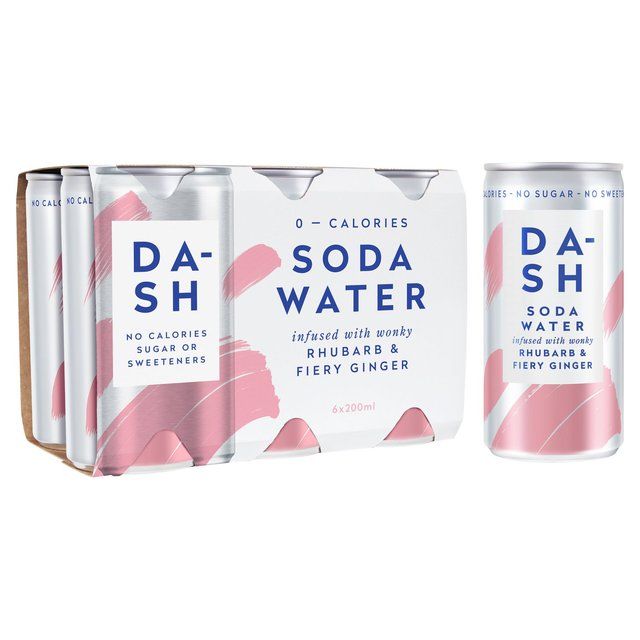 Dash Soda Water Rhubarb & Fiery Ginger