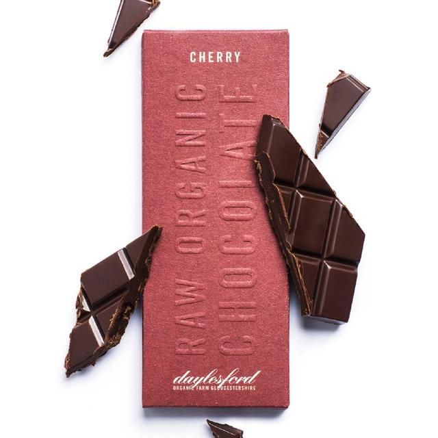 Daylesford Organic Raw Chocolate Bar - Sour Cherry   50g