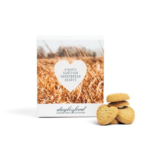 Daylesford Organic Scottish Mini Shortbread Hearts   125g