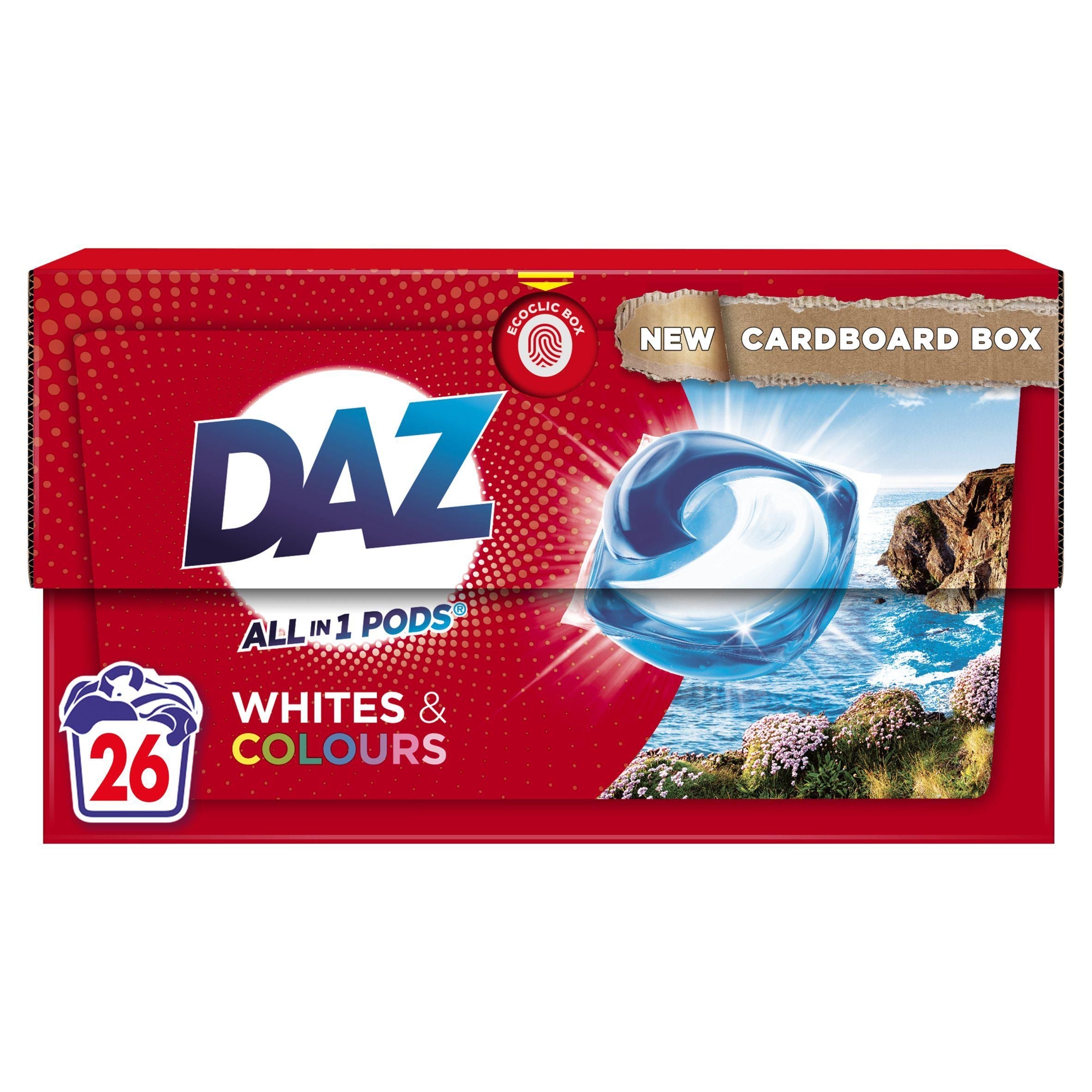 Daz All-in-1 Pods Washing Liquid Capsules Original 24 Washes