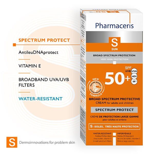 Pharmaceris Broad Spectrum Sun Protect Cream 50ml GOODS Superdrug   