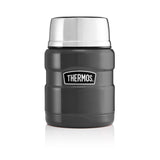 Thermos King Food Flask Gunmetal Grey 470ml GOODS Sainsburys   