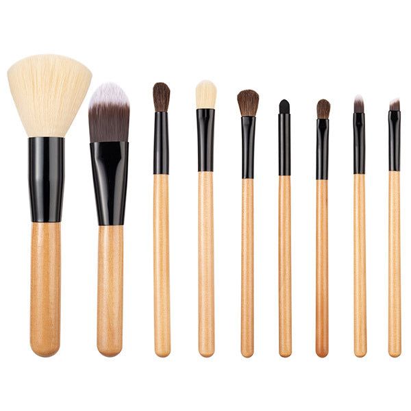 LaRoc 9 Piece Makeup Brush Set