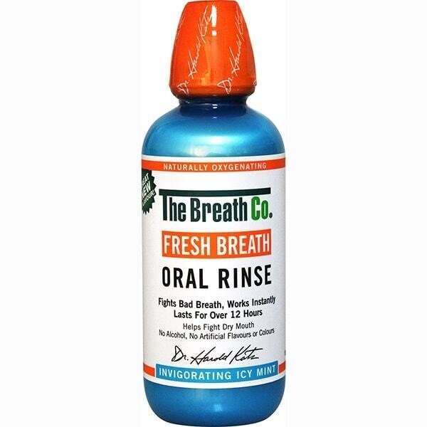 The Breath Co Fresh Breath Oral Rinse Icy Mint 500ml