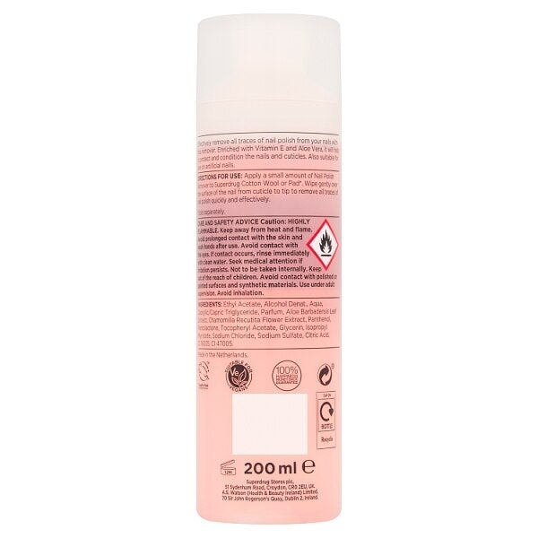 Superdrug Nourishing Nail Polish Remover GOODS Superdrug   