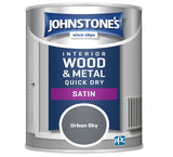 Johnstone's Quick Dry Satin, Urban Sky, 750ml